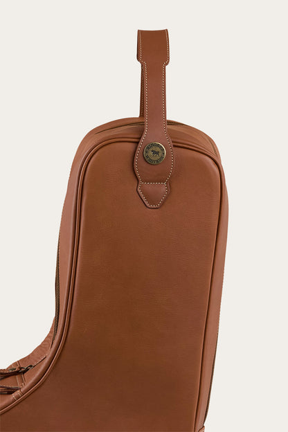 Miguel Leather Boot Bag - Bourbon