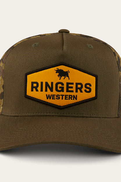 Scotty Trucker Cap - Military Green/Camo