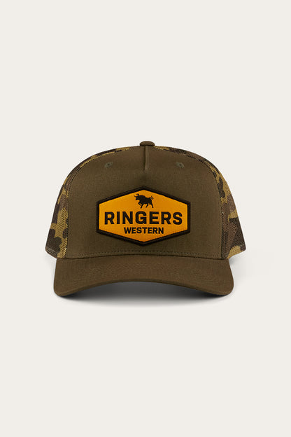 Scotty Trucker Cap - Military Green/Camo