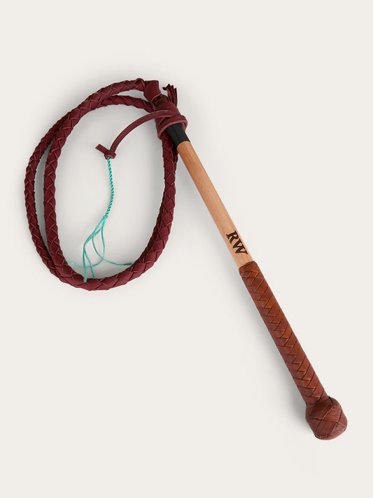 Redhide 4ft 6 Kids Stock Whip - Red Hide