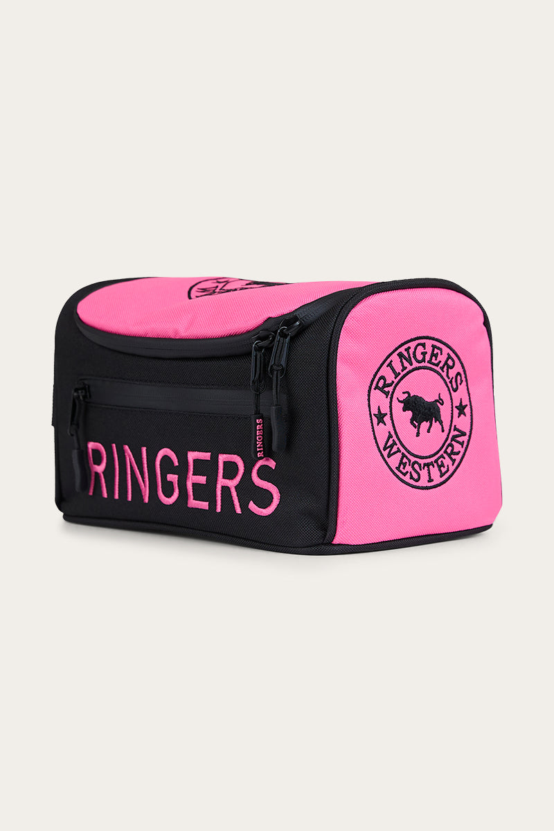 Occy Toiletry Bag - Pink / Black