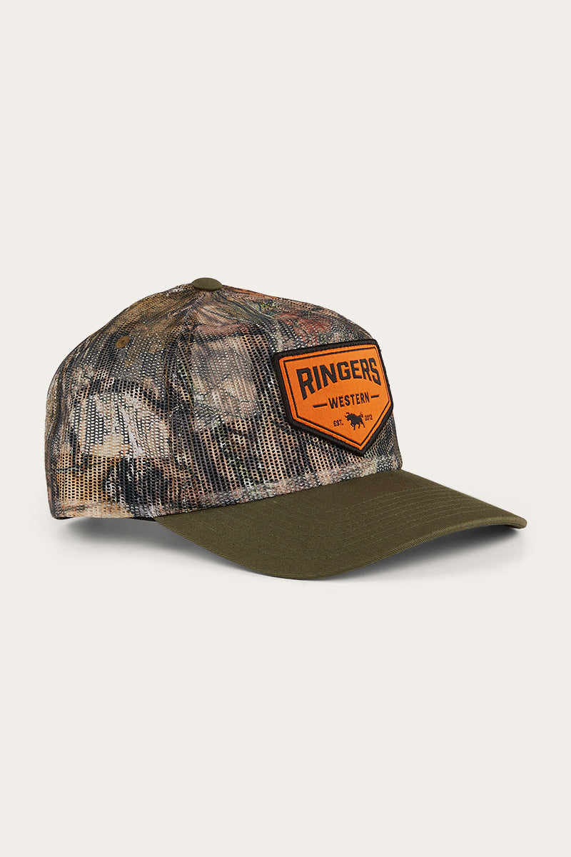 Jett Trucker Cap - Military Green/Camo