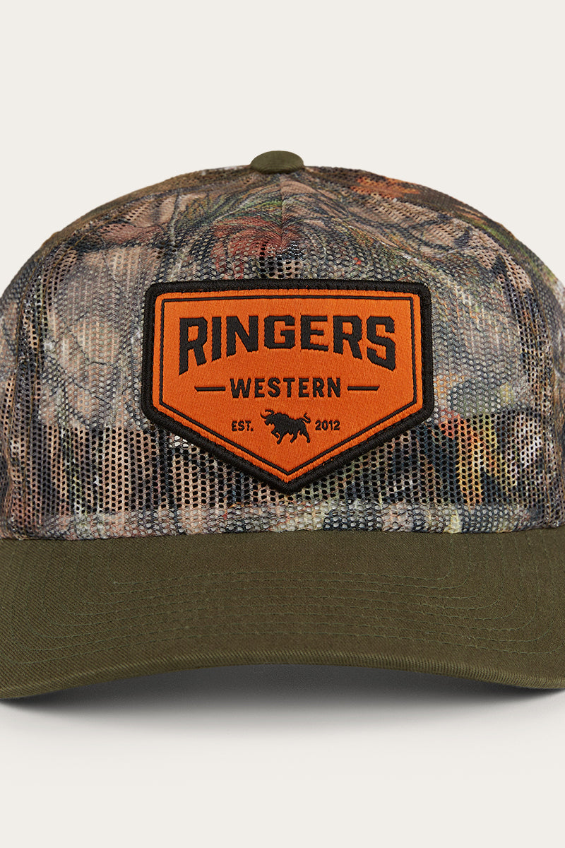 Jett Trucker Cap - Military Green/Camo