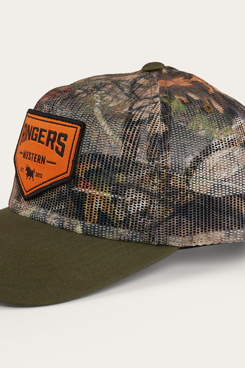 Jett Trucker Cap - Military Green/Camo