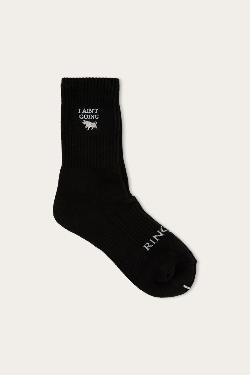 Howdy Unisex Sock 2 Pack - Black/Grey Marle