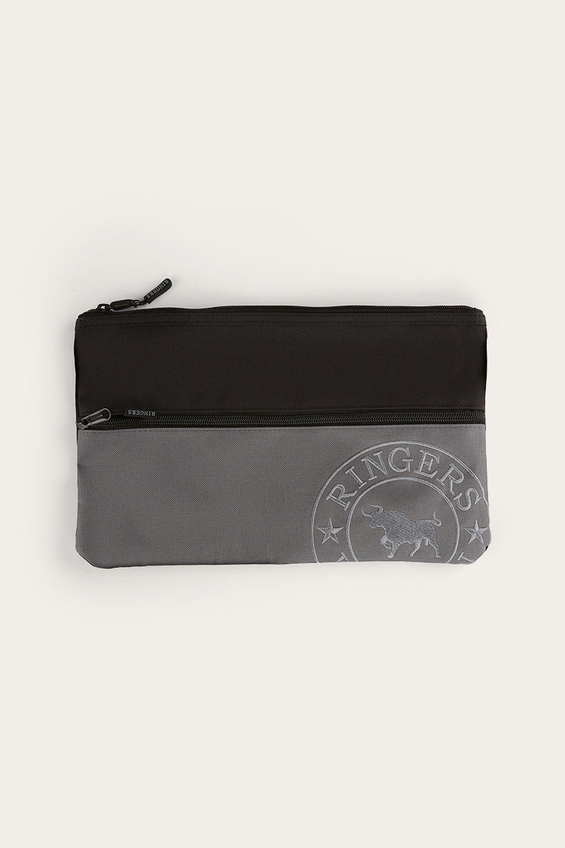 Spencer Pencil Case - Black/Charcoal