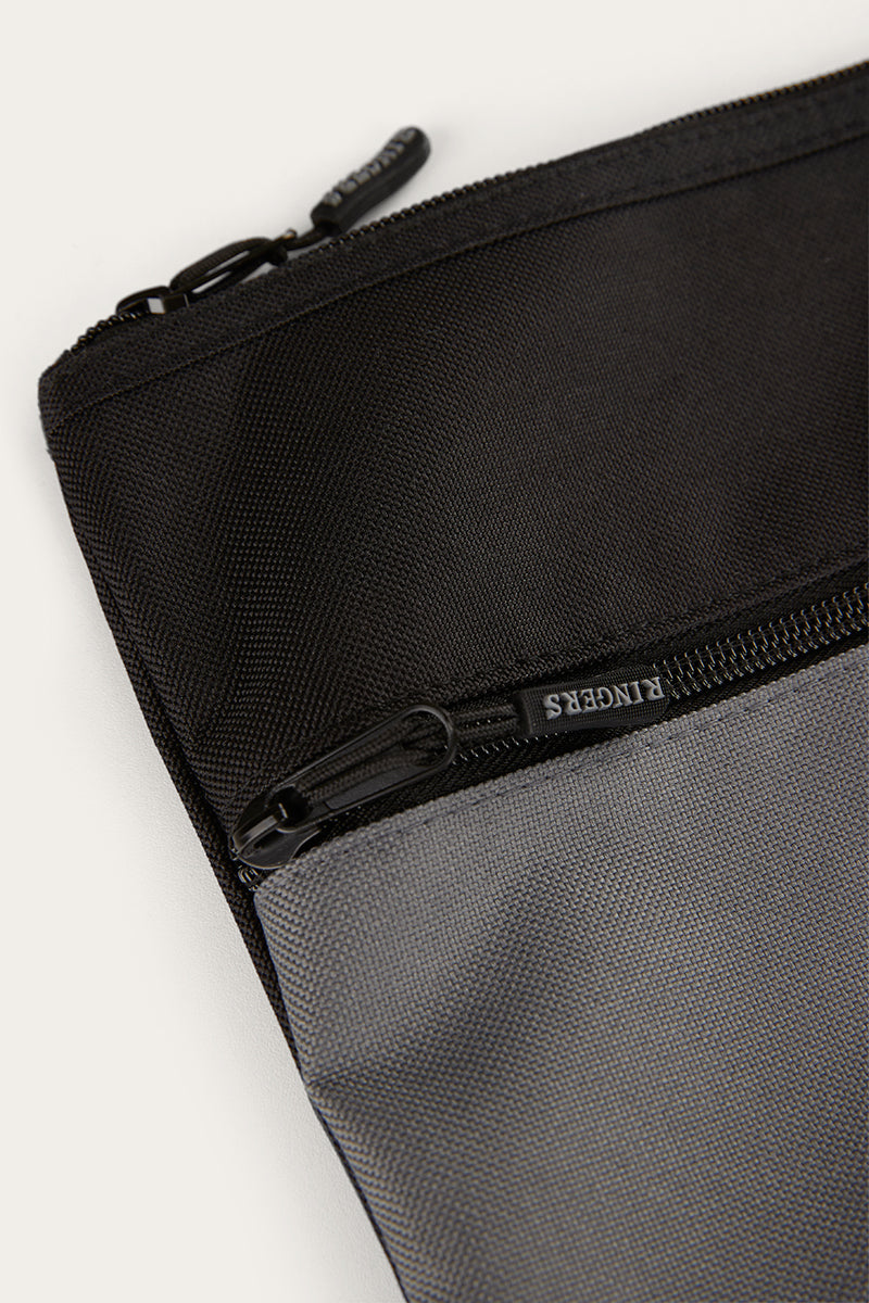 Spencer Pencil Case - Black/Charcoal