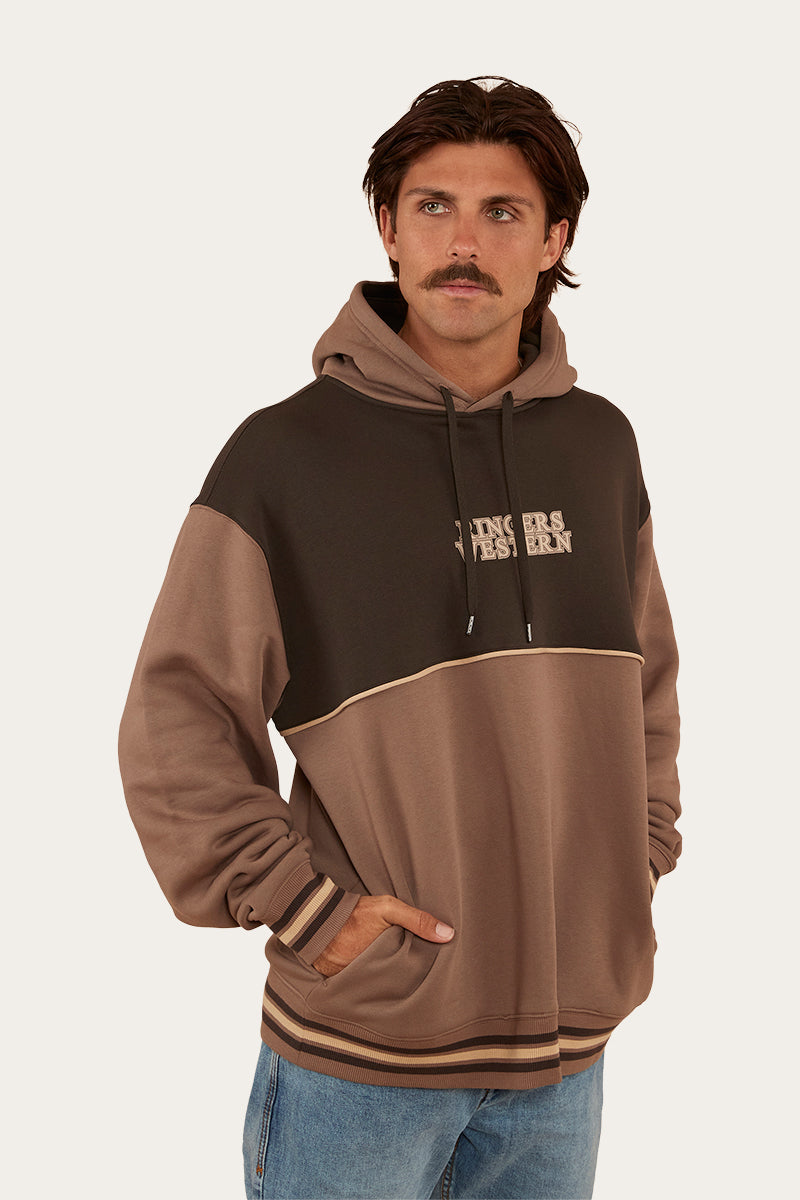 Davis Mens Hoodie - Mushroom/Charcoal