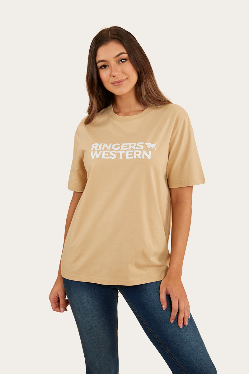 Somerset Womens Loose Fit T-Shirt - Dark Sand