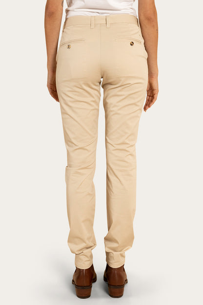 Samford Womens Slim Chino Pant - Bone