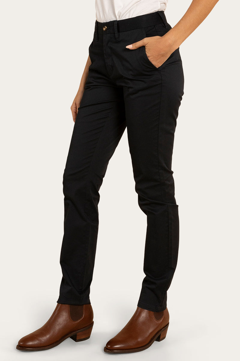 Samford Womens Slim Chino Pant - Dark Navy