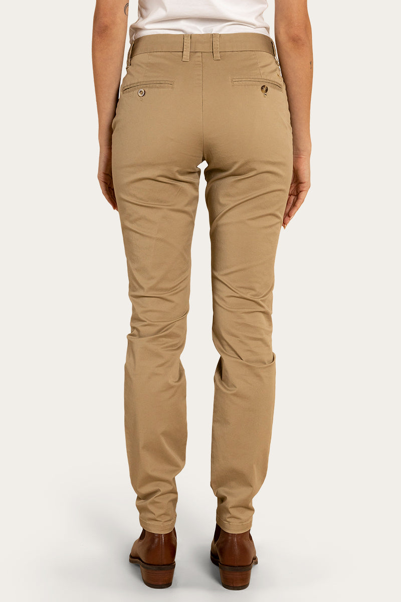 Samford Womens Slim Chino Pant - Clay