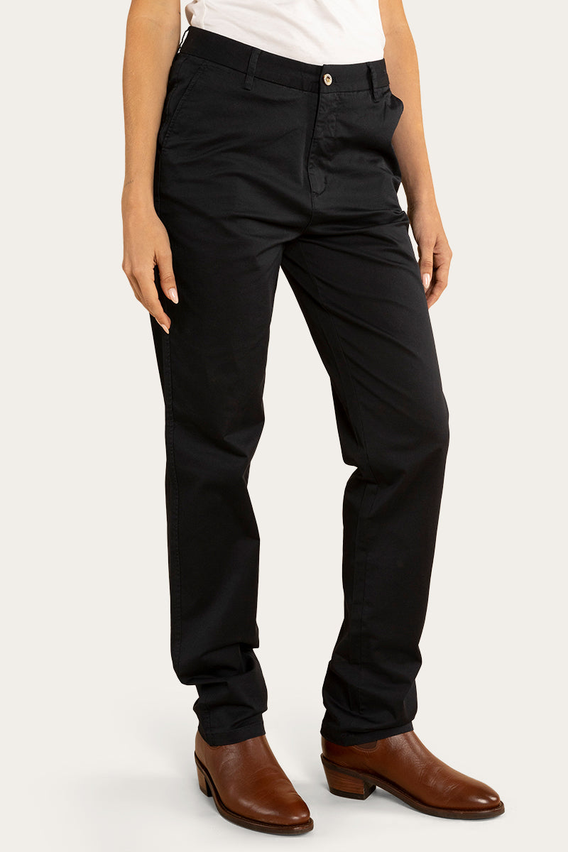 Scottsdale Womens Regular Fit Chino Pant - Dark Navy