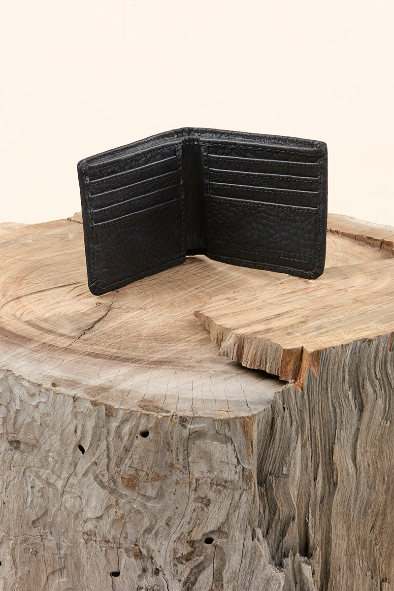 Signature Bull Wallet - Black