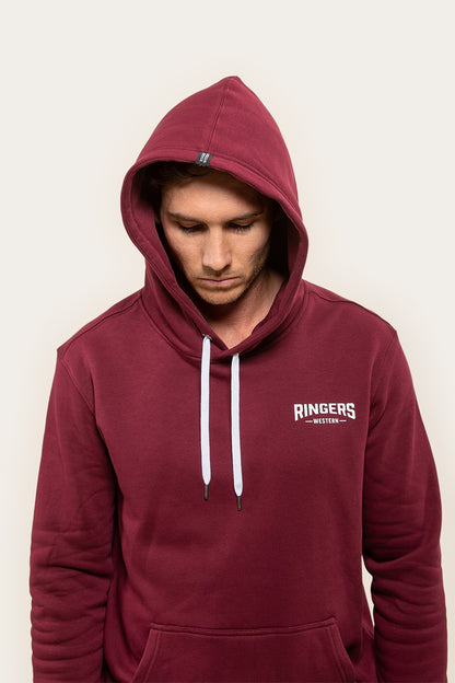 Squadron Mens Hoodie - Burgundy