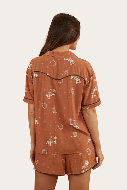 Gillian Womens Shirt - Copper