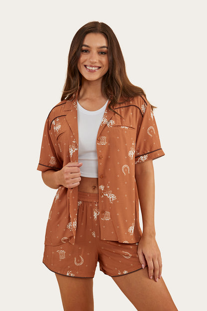 Gillian Womens Shirt - Copper