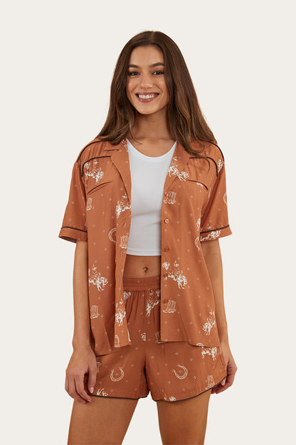 Gillian Womens Shirt - Copper