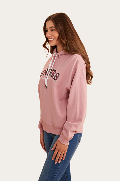 Varsity Womens Hoodie - Rosey Pink