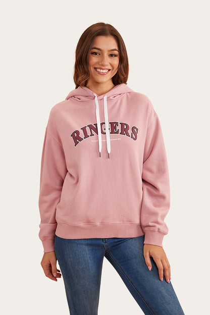 Varsity Womens Hoodie - Rosey Pink