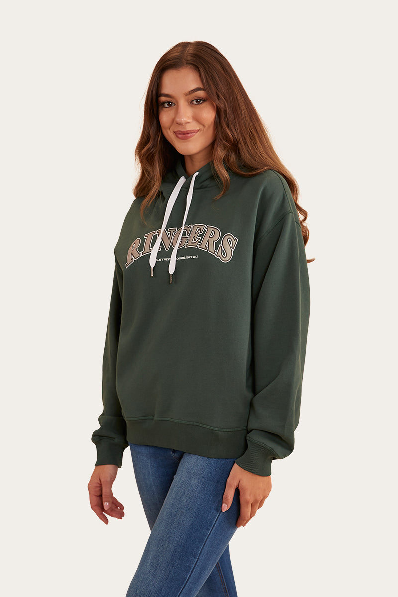 Varsity Womens Hoodie - Pine