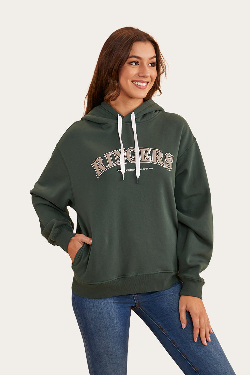 Varsity Womens Hoodie - Pine