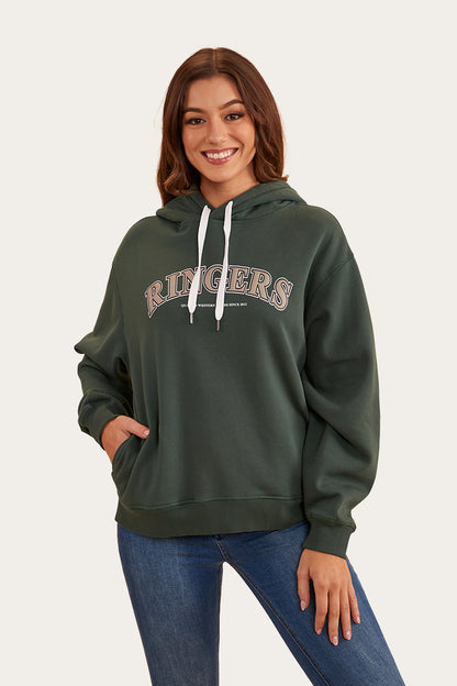 Varsity Womens Hoodie - Pine