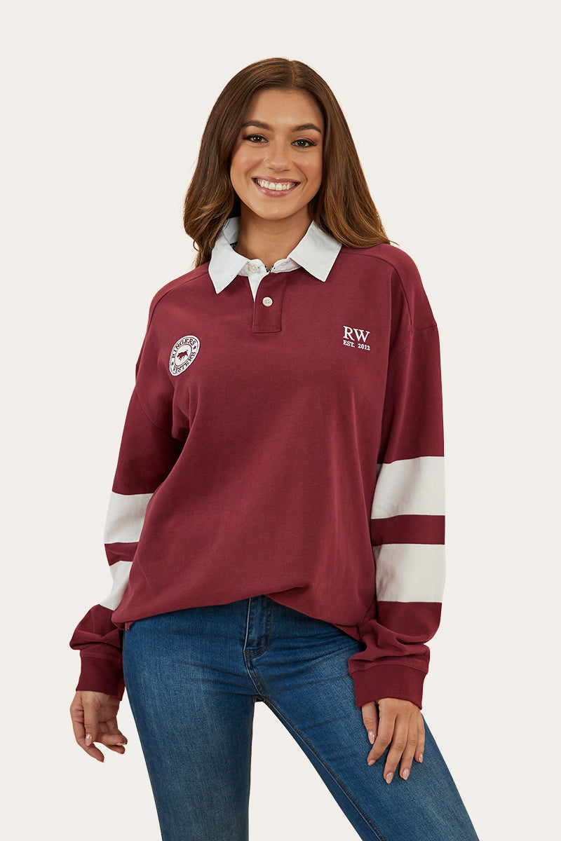 Rivalry Unisex Rugby Jersey - Maroon