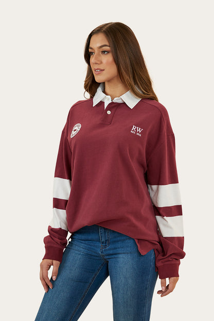 Rivalry Unisex Rugby Jersey - Maroon