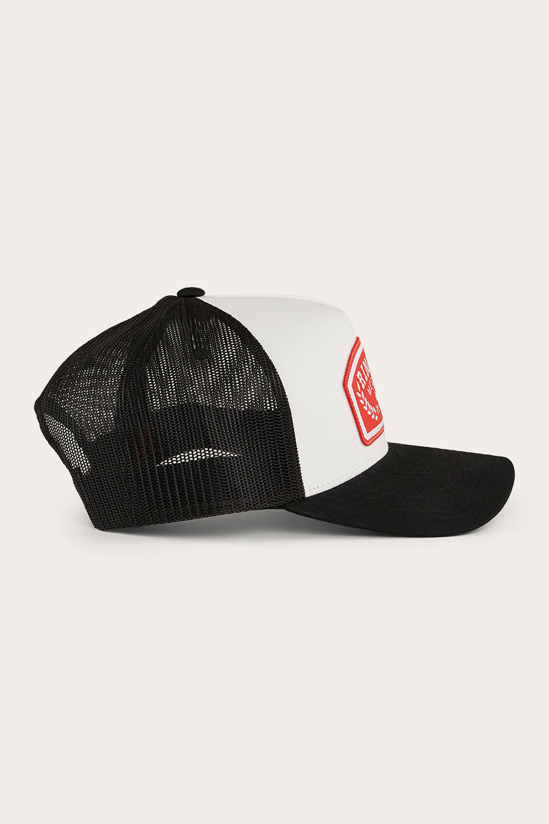 Wheatbelt Trucker Cap - White/Red