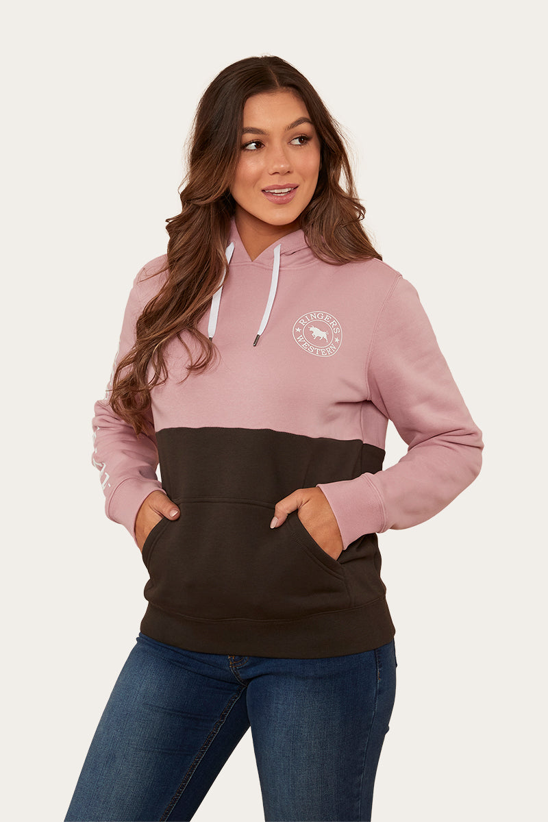 Albany Womens Hoodie - Rosey/Charcoal