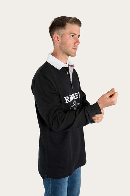 Burton Mens Rugby Jersey - Black/White