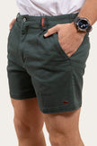 Cloncurry Mens Heavy Weight Work Short - Forest Green