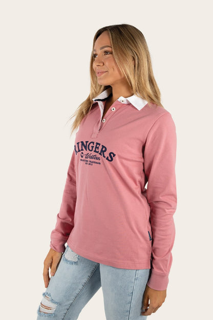 Portland Womens Rugby Jersey - Rosey Pink