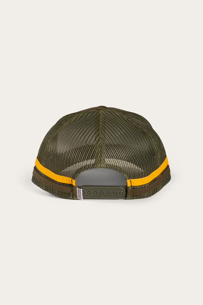 McCoy Trucker Cap - Army/Orange