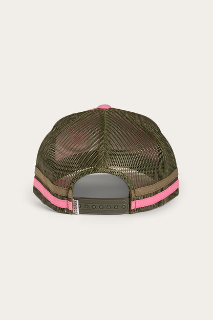 McCoy Trucker Cap - Melon/Army