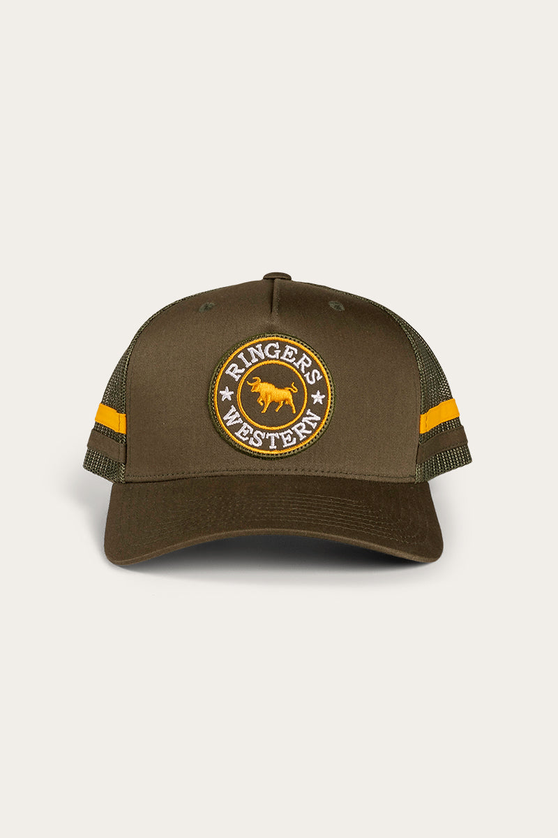 McCoy Trucker Cap - Army/Orange