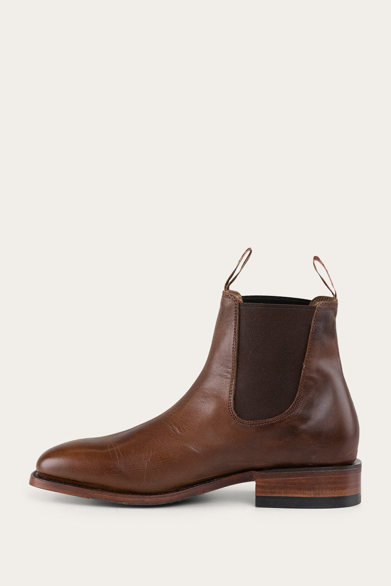 Kununurra Mens Boot - Burnt Brown