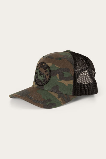 Signature Bull Trucker Cap - Camo/Black