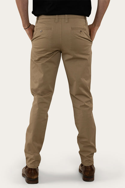 Parsons Mens Slim Fit Chino Pant - Clay