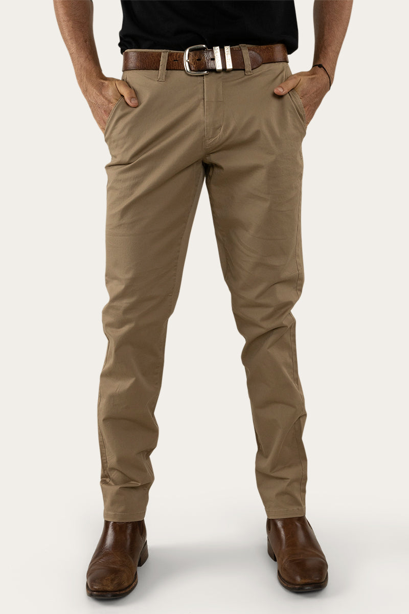 Parsons Mens Slim Fit Chino Pant - Clay