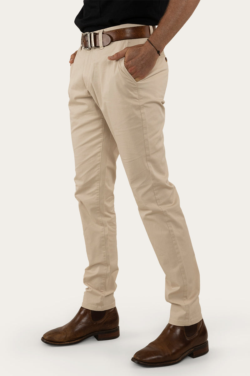 Parsons Mens Slim Fit Chino Pant - Bone