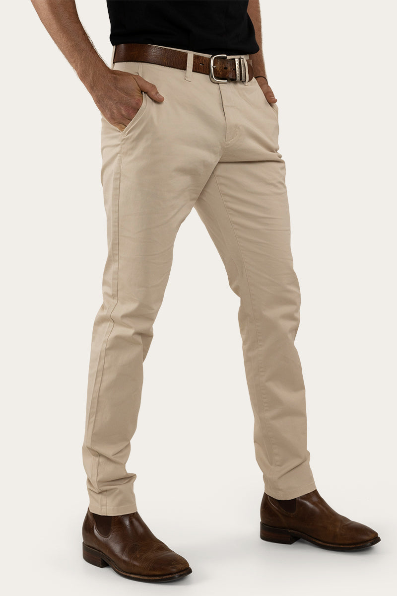 Parsons Mens Slim Fit Chino Pant - Bone