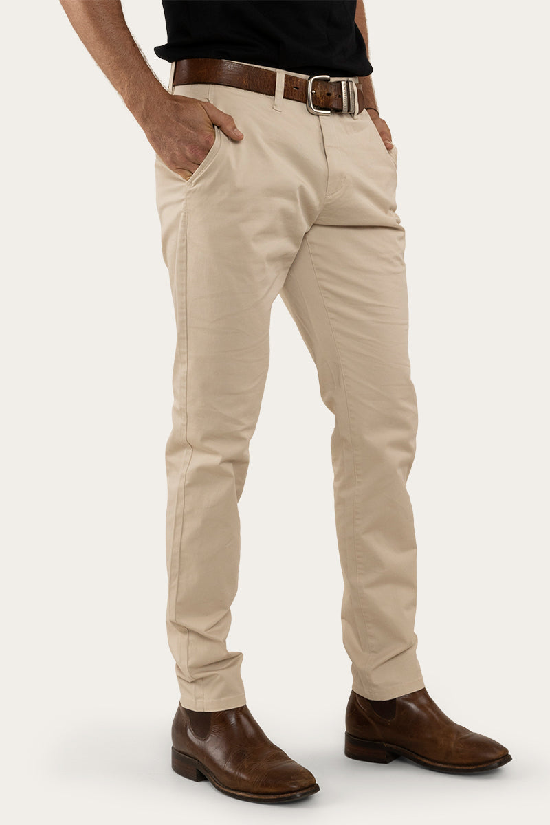 Parsons Mens Slim Fit Chino Pant - Bone