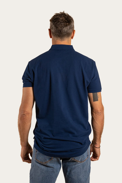 Essential Mens Polo - Navy