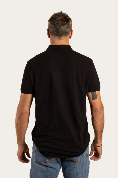 Essential Mens Polo - Black