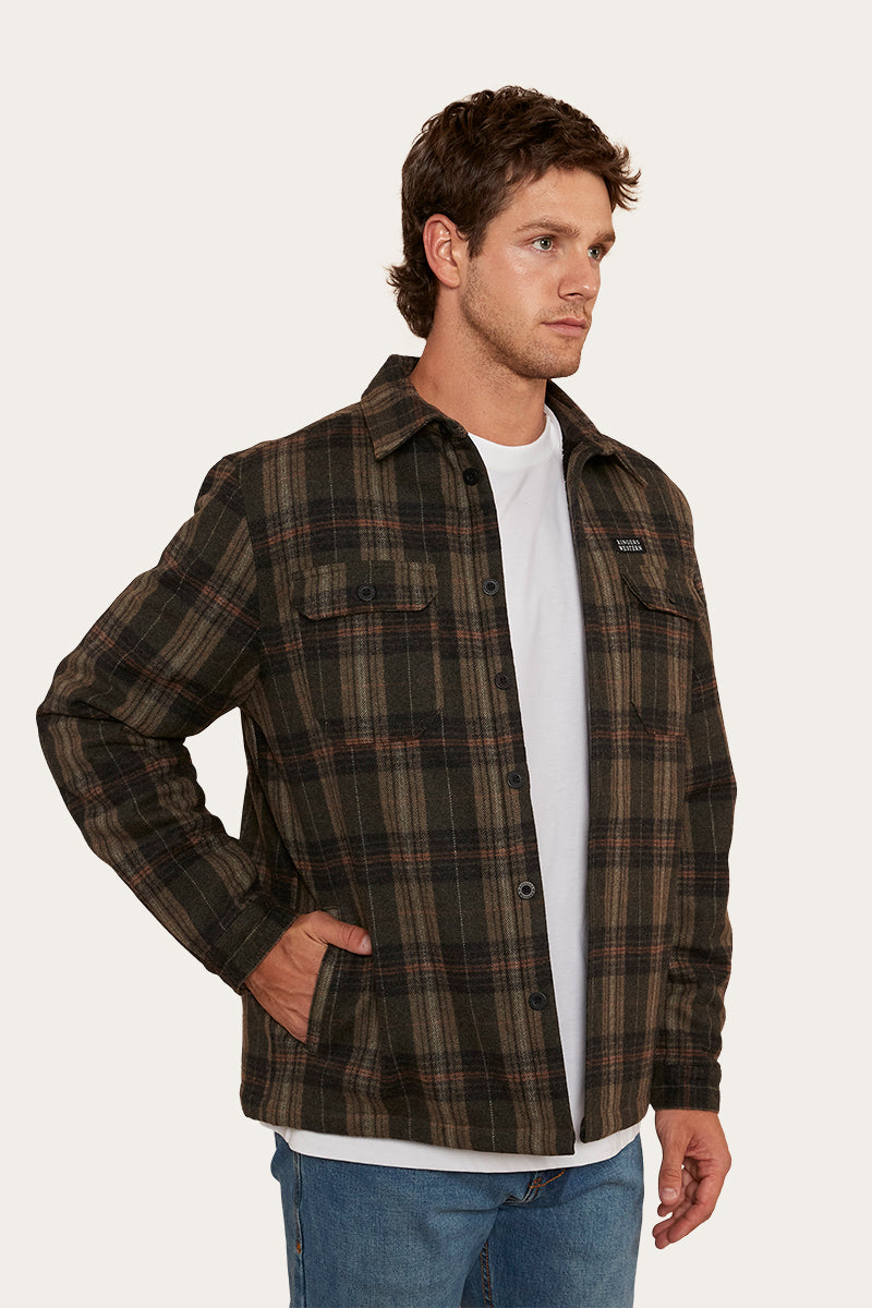 Landsborough Mens Overshirt - Charcoal