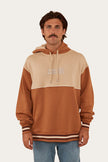 Davis Mens Hoodie - Toffee/Dark Sand