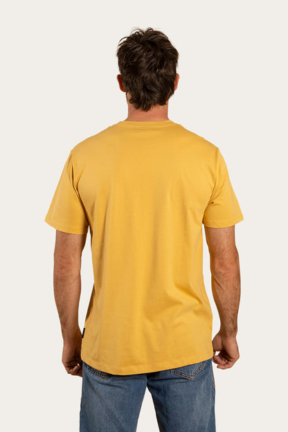 Jarrahdale Mens Classic Fit T-Shirt - Vintage Gold