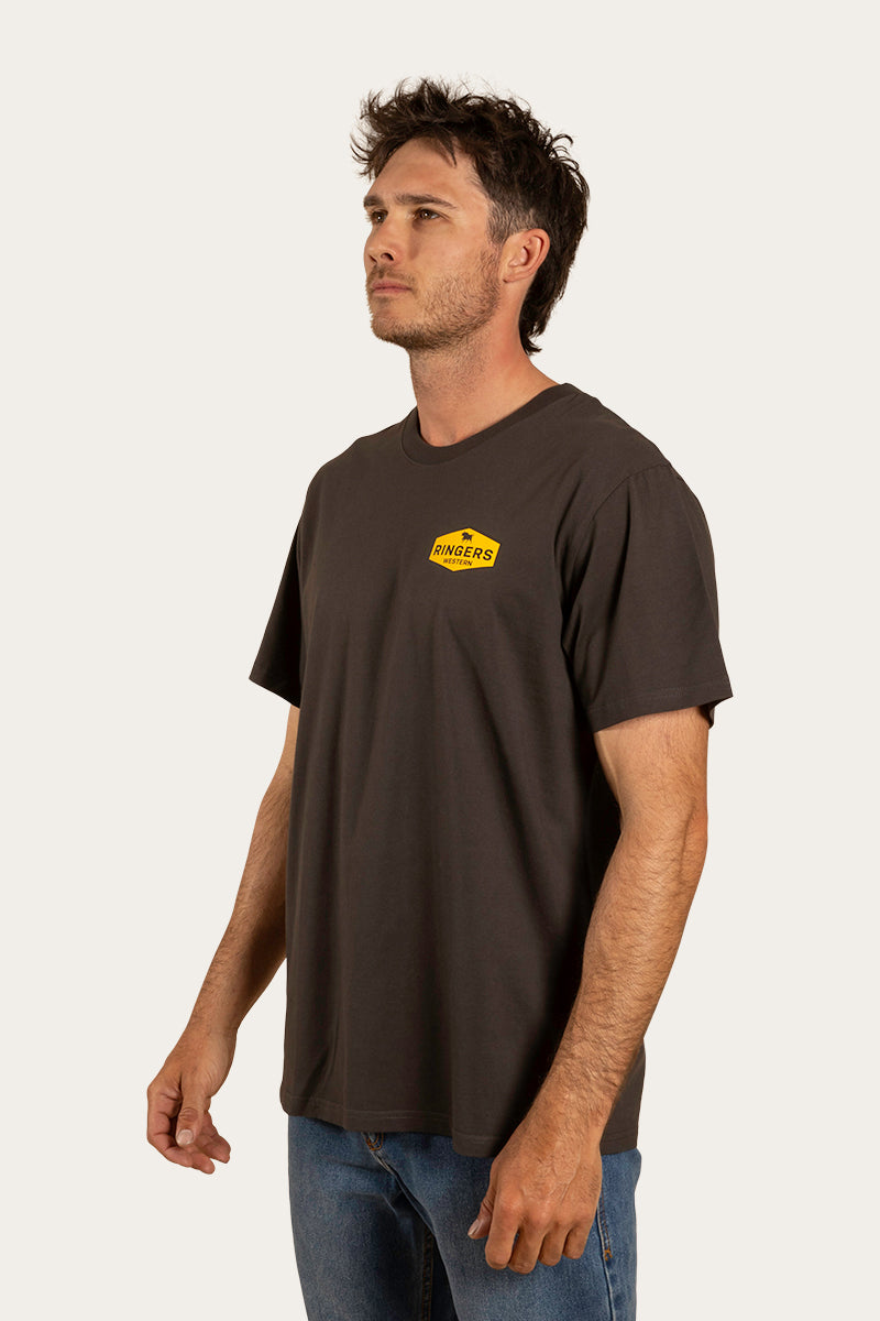 Servo Mens Loose Fit T-Shirt - Charcoal